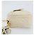 CHANEL Borsa a Spalla Matelassé in Pelle di Agnello Beige Oro CC Auth BA8033 D'oro - vista 4