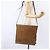 Céline Bolso de Hombro de Lona Macadam C de CELINE en Suede Beige Dorado Auth bs31022 - vista 21