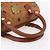 Borsa Boston Mini Vicetos Logogram MCM in pelle PVC 2 in 1 marrone oro Auth gh1320 D'oro - vista 7
