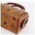 Borsa Boston Mini Vicetos Logogram MCM in pelle PVC 2 in 1 marrone oro Auth gh1320 D'oro - vista 9