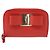 Portafoglio compatto Vala in pelle rossa e oro Auth am9789 di Salvatore Ferragamo Rosso D'oro - vista 13