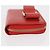Portafoglio compatto Vala in pelle rossa e oro Auth am9789 di Salvatore Ferragamo Rosso D'oro - vista 3