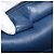 FENDI Trois Jules Borsa a Mano in Pelle Blu Navy Argento Auth 152694 - vista 12
