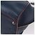 FENDI Trois Jules Borsa a Mano in Pelle Blu Navy Argento Auth 152694 - vista 17