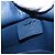 FENDI Trois Jules Borsa a Mano in Pelle Blu Navy Argento Auth 152694 - vista 18