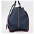 FENDI Trois Jules Borsa a Mano in Pelle Blu Navy Argento Auth 152694 - vista 3