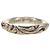 Chrome Hearts Scroll Band Ring Ag925 Silber #1 (JP Größe) Auth 152460M - Ansicht 2