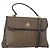 Pequin FENDI Pecan Canvas Handtasche 2-Wege Schwarz Braun Auth mr1555