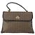 Pequin FENDI Pecan Canvas Handtasche 2-Wege Schwarz Braun Auth mr1555 - Ansicht 13