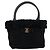 Borsa a mano Vala in suede nero e oro Salvatore Ferragamo Auth BA7991 D'oro - vista 13