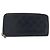 Portafoglio Zippy Verticale Damier Infini Nero LOUIS VUITTON N63549 LV Auth bs31260