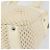 CHANEL Tote Bag Canvas Leder Weiß Silber CC Auth BA8037 - Ansicht 15