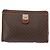 Céline Clutch em lona Macadam CELINE em couro PVC marrom dourado Auth bs31209 - vista 13