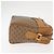 Gucci Borsa a Spalla Micro GG Supreme PVC Beige Oro 001 084 0852 Auth BA6744 D'oro - vista 4
