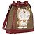 Borsa di collaborazione GUCCI Micro GG Supreme Doraemon in PVC 625216 Auth 156657SAM Beige D'oro