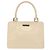 Borsa a Mano GUCCI Smalto Beige Oro Auth bs31430 D'oro - vista 13