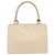Borsa a Mano GUCCI Smalto Beige Oro Auth bs31430 D'oro - vista 2