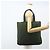 Borsa Tote Prada in Nylon Verde Argento Auth 151686 - vista 24