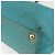 Borsa Tote PRADA in nylon blu turchese oro Auth 155080 D'oro - vista 15