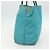 Borsa Tote PRADA in nylon blu turchese oro Auth 155080 D'oro - vista 4