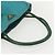 Borsa Tote PRADA in nylon blu turchese oro Auth 155080 D'oro - vista 7