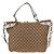 Gucci Borsa a mano GG Canvas 2way Beige Bianco Auth ep10950 - vista 3