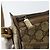 Borsa a Spalla Gucci GG Canvas Web Sherry Line in Pelle PVC Beige Rossa Auth 146143 Rosso Verde - vista 16