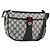 Borsa Sherry Line GG Supreme Web di GUCCI in PVC blu navy e oro 89 02 032 Auth 154586