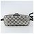 Borsa Sherry Line GG Supreme Web di GUCCI in PVC blu navy e oro 89 02 032 Auth 154586 - vista 5