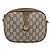 Borsa a Spalla GUCCI GG Plus Supreme PVC Beige Oro Auth ka292 D'oro - vista 2