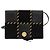 Borsa a Spalla Salvatore Ferragamo in Pelle Nera Oro Auth 153867 Nero D'oro - vista 2