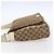 Borsa a Spalla GG Canvas Gucci Beige Argento 146236 Auth 154436 - vista 3