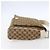 Borsa a Spalla GG Canvas Gucci Beige Argento 146236 Auth 154436 - vista 4