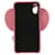 Custodia per iPhone in pelle rosa LOEWE Auth bs31447 - vista 2