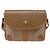 Céline Borsa a Spalla in Tela Macadam CELINE PVC Beige Oro Auth 147197 D'oro - vista 2