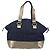 Chloé Borsa Tote Chloe in Denim Pelle Blu Auth BA5712 - vista 3