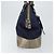 Chloé Borsa Tote Chloe in Denim Pelle Blu Auth BA5712 - vista 5