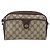 Borsa Sherry Line GG Supreme Web di GUCCI in PVC Beige Rosso Verde 116 02 089 Auth 157158 - vista 2