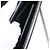 SAINT LAURENT Borsa a Spalla Kate con Frange in Pelle Nera Argento Autentica bs30026 Nero - vista 19