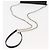 SAINT LAURENT Borsa a Spalla Kate con Frange in Pelle Nera Argento Autentica bs30026 Nero - vista 7