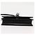 SAINT LAURENT Borsa a Spalla Kate con Frange in Pelle Nera Argento Autentica bs30026 Nero - vista 9