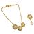 Saint Laurent Spilla Collana in metallo 2Set Oro Auth bs29380