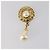Saint Laurent Spilla Collana in metallo 2Set Oro Auth bs29380 - vista 6