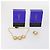 Saint Laurent Spilla Collana in metallo 2Set Oro Auth bs29380 - vista 9