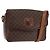 Céline Borsa a Spalla in Tela Macadam CELINE in Pelle PVC Marrone Oro Auth BA6722 D'oro