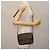 Céline Borsa a Spalla in Tela Macadam CELINE in Pelle PVC Marrone Oro Auth BA6722 D'oro - vista 22