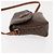Céline Borsa a Spalla in Tela Macadam CELINE in Pelle PVC Marrone Oro Auth BA6722 D'oro - vista 5