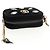 Gucci Borsa a spalla GG Marmont in velluto nero e oro 448065 Auth 145252M D'oro - vista 6