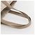 CHANEL Nuova Borsa Tote da Viaggio Nylon Beige Oro CC Auth gh841 D'oro - vista 7