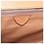 Céline CELINE Macadam Canvas Circle Shoulder Bag PVC Leather Brown Gold Auth 153465 Golden - vue 14